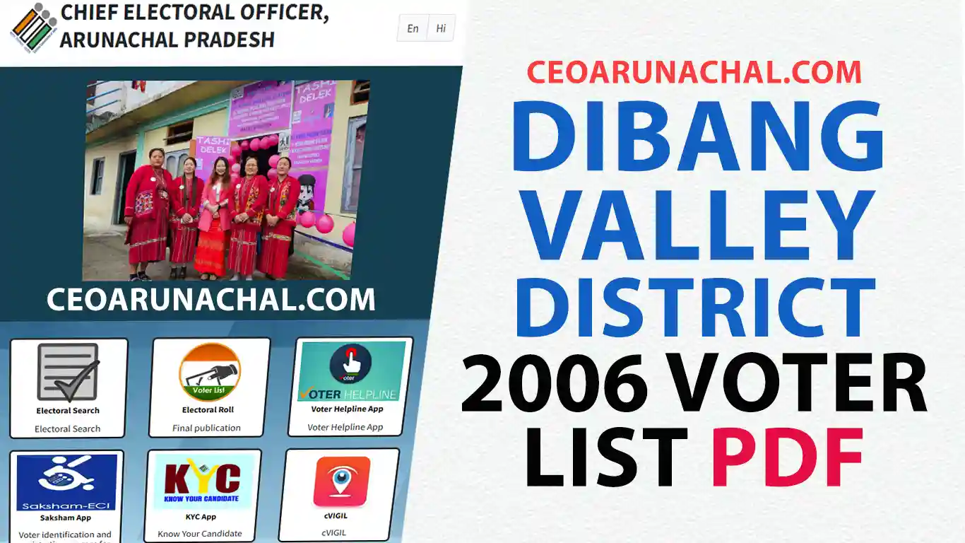 CEO Arunachal Pradesh dibang-valley-district-2006